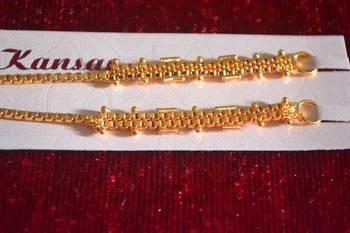 Designer 1 Line Carved filigree Earchain or Ear Support Earrings hair-accessories 1