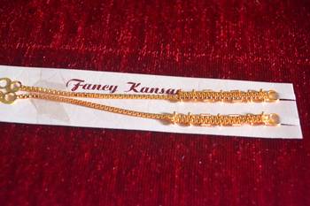 Designer 1 Line Carved filigree Earchain or Ear Support Earrings hair-accessories 2
