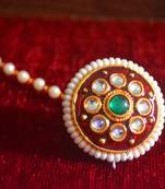 Kundan Meenakari Work Maang-tikka or Borla hair Maangtikka Accessory