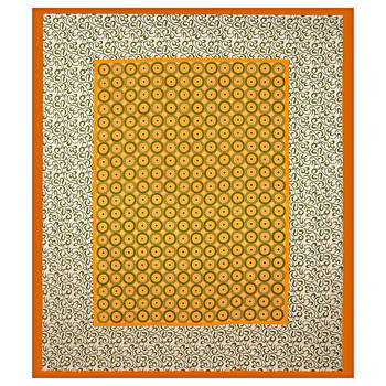 Jaipuri Sanganeri Prints Cotton Bed Sheet For Double Bed With Two Pillow Cover Size 90 x 100 Inch 2