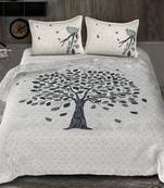 Jaipuri Sanganeri Prints Cotton Bed Sheet For Double Bed With Two Pillow Cover Size 90 x 100 Inch