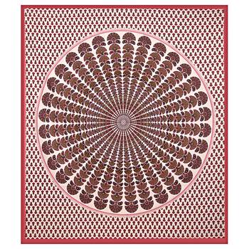 Jaipuri Sanganeri Prints Cotton Bed Sheet For Double Bed With Two Pillow Cover Size 90 x 100 Inch 2