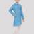 HLOOM Blue plain cotton boys-kurta-pyjama