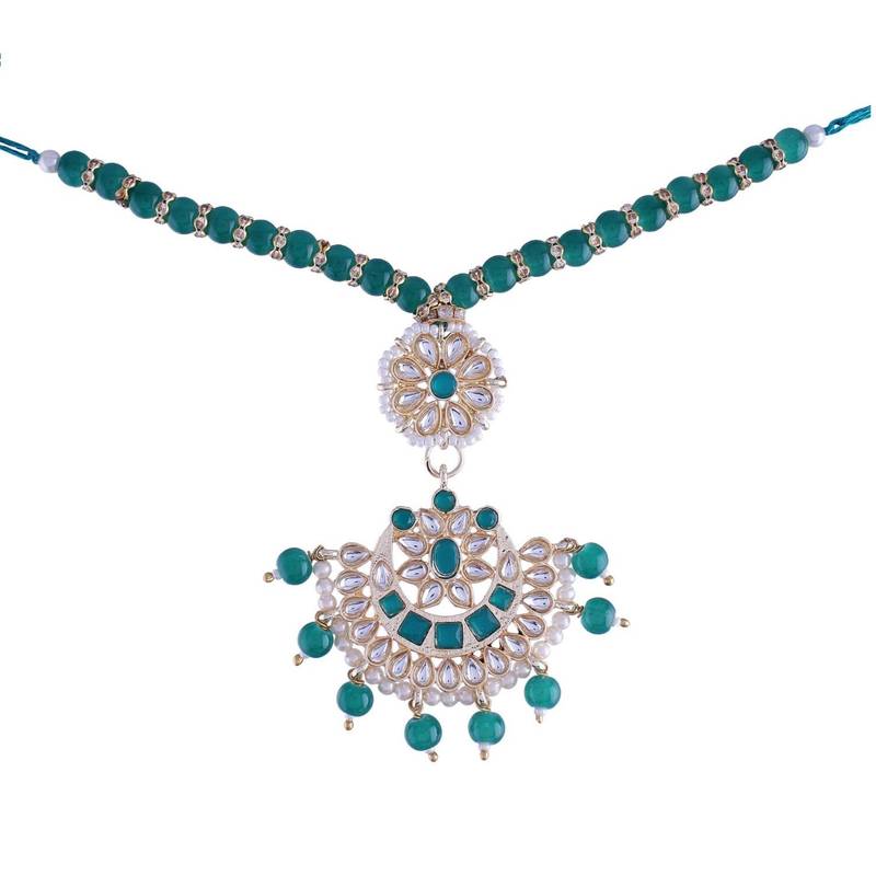 Rakshabhandan Special Designer Pearl Hanging Floral Lumba Rakhi for Bhabhi 