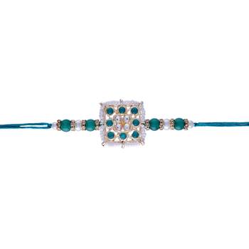 Ethnic Designer Pearl Beads Studded for MenBrother Bhaiya for Rakshabhandan  4