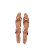 Women Brown Sassy Snakeprint Flats