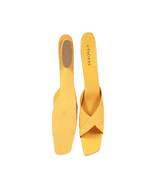 Women's Mustard Yellow Chic Block Heels
