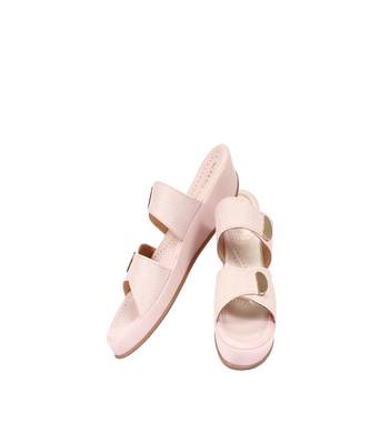 Pink Double Buckled Strap Sandals 3