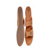Tan Double Buckled Strap Sandals