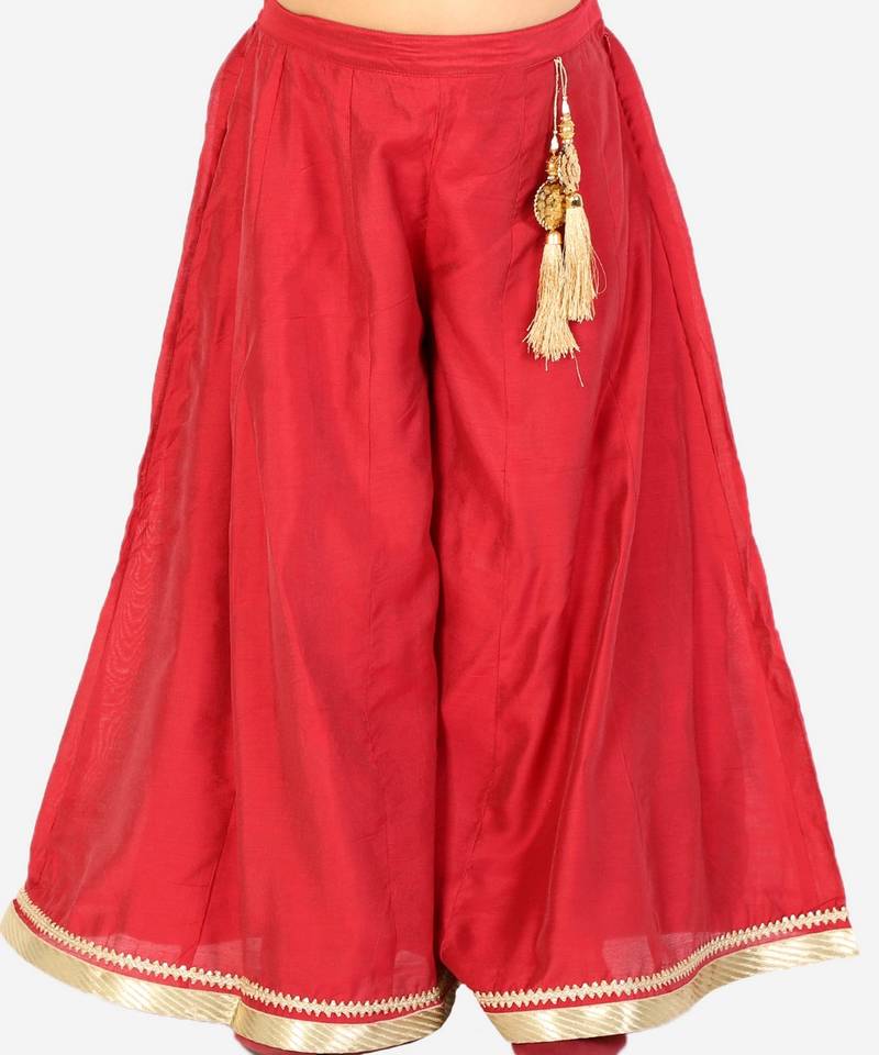 KID1 Ria Crop Top With Flare Plazzo