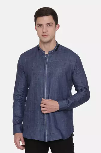 Blue Linen Shirt