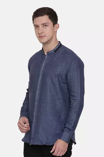 Blue Linen Shirt