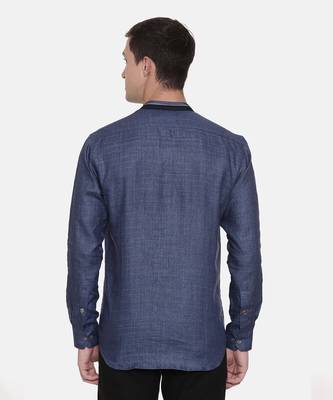 Blue Linen Shirt 6