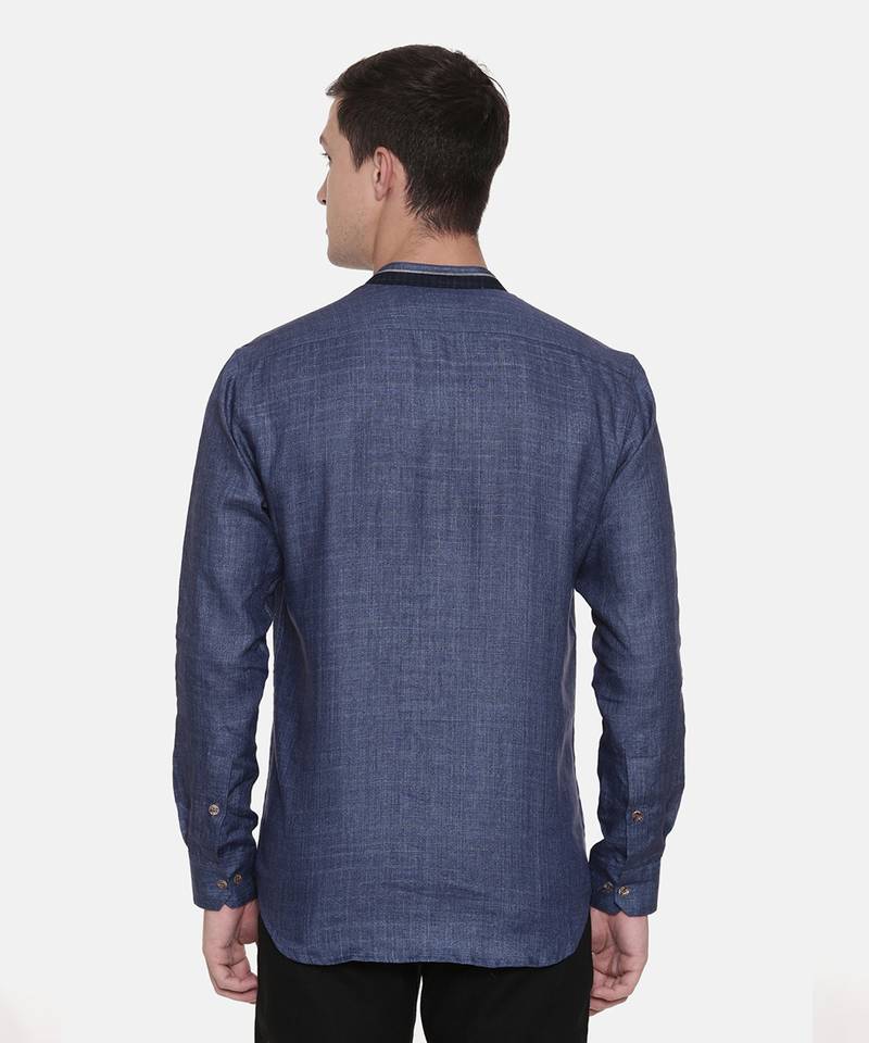 Blue Linen Shirt