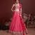 pink lehenga set choli with dupatta for women