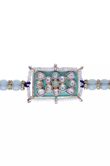 Ethnic Designer Pearl Beads Studded for MenBrother Bhaiya for Rakshabhandan 