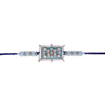 Ethnic Designer Pearl Beads Studded for MenBrother Bhaiya for Rakshabhandan  4