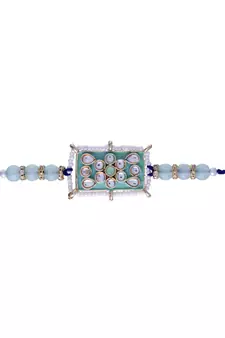 Ethnic Designer Pearl Beads Studded for MenBrother Bhaiya for Rakshabhandan 
