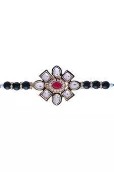 Ethnic Designer Pearl Beads Studded for MenBrother Bhaiya for Rakshabhandan (R080G)