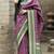 Colorful Rani Pink Woven Silk Patola Bengali Saree