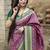 Colorful Rani Pink Woven Silk Patola Bengali Saree