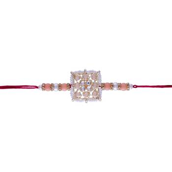 Ethnic Designer Pearl Beads Studded for MenBrother Bhaiya for Rakshabhandan  4