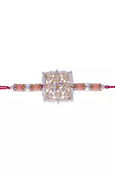 Ethnic Designer Pearl Beads Studded for MenBrother Bhaiya for Rakshabhandan 