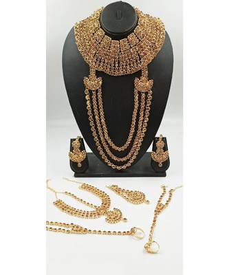 Multicolor agate necklace-sets 1