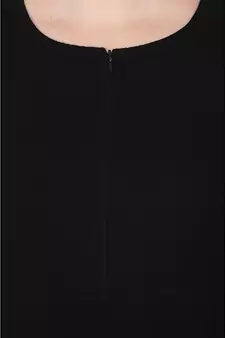 Umbrella cut abaya- Black
