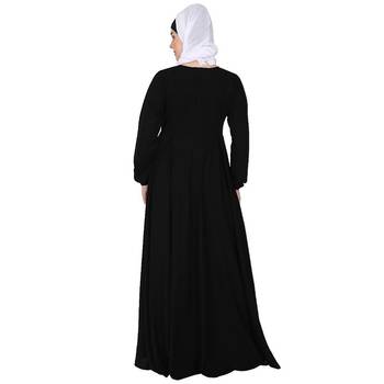 Umbrella cut abaya- Black 5