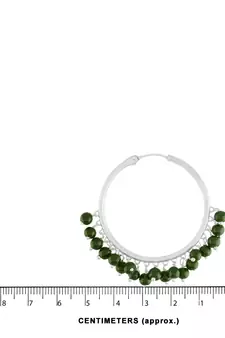 Silver Plated Pearl Chandbali Earring For Women