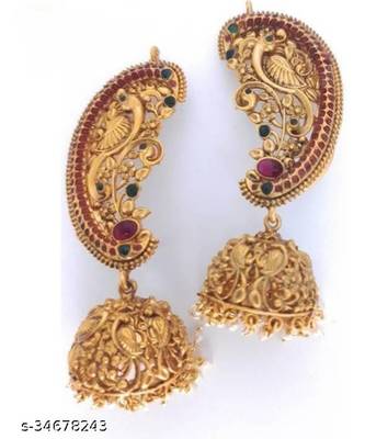 Gold jhumkas 1