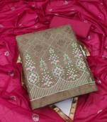 Grey embroidered cotton salwar