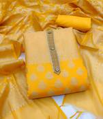 Yellow embroidered  salwar