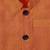 Snowflakes Solid Cotton Waist Coat - Orange