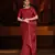 Red Color Designer Party Wear Georgette sequin Saree With Un Stitched Blouse