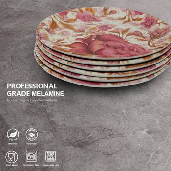 Florey Melamine Full Plates 4