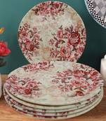 Pink Floral Melamine Full Plates