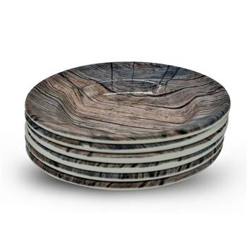 Bamboo Delight Melamine Quarter Plates 3