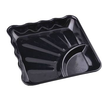 Gallery99 Black Square High Grade Serving Plates set of 12 (6x6x1) 3