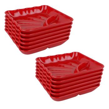Gallery99 Red Square High Grade Serving Plates set of 12 (6x6x1) 2