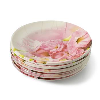 Gallery99 Baby Pink Floral Heigh Grade Round Quarter plate set of 6 (7x7x1) 2
