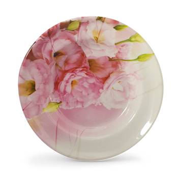 Gallery99 Baby Pink Floral Heigh Grade Round Quarter plate set of 6 (7x7x1) 3