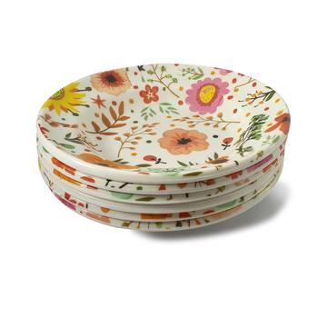 Gallery99 Floral Heigh Grade Round Quarter plate set of 6 (7x7x1) 2