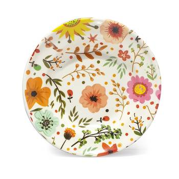 Gallery99 Floral Heigh Grade Round Quarter plate set of 6 (7x7x1) 3