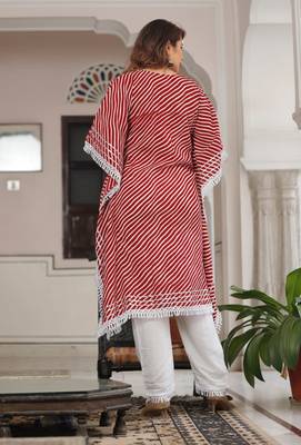 Women's Rayon Kaftan with pant 3