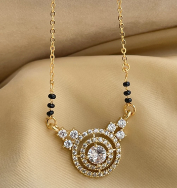 White mangalsutra 1
