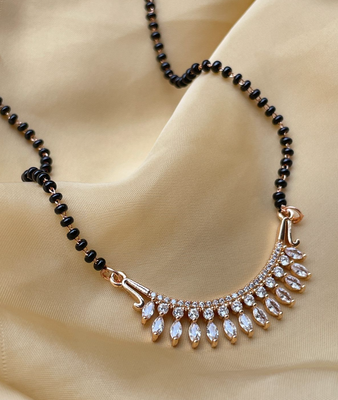 White mangalsutra 1