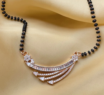 White mangalsutra 1