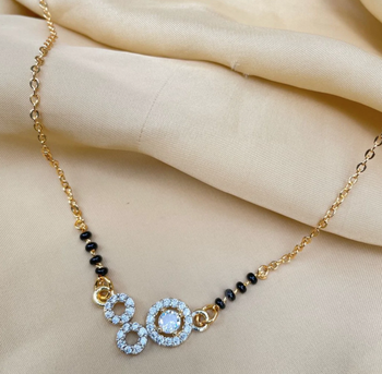 White mangalsutra 1